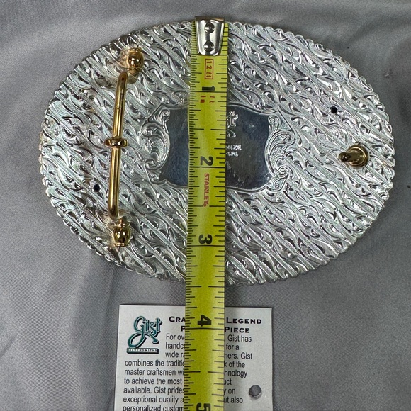 Gist Silversmiths NJQHA Champion Select All Around Belt Buckle 2008 NIB - Picture 10 of 12